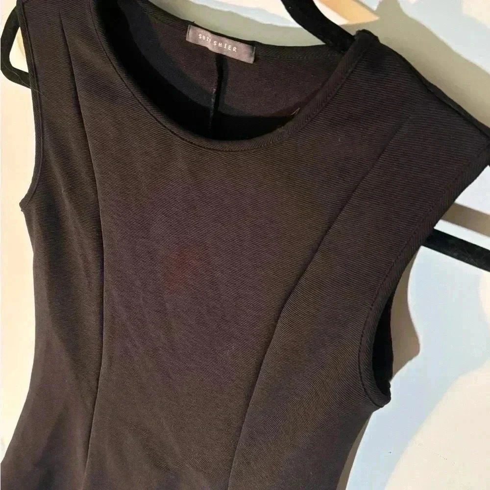 SUZY SHIER Peplum top - Picture 3 of 5